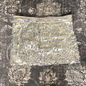 A&F Sequined Mini Skirt, Size 12